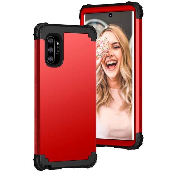 For Samsung Galaxy Note 10 Pro Case, Dual Layer Slim Heavy Duty Hybrid Rugged Shockproof Anti-Scratch Protective Back Phone Cover
