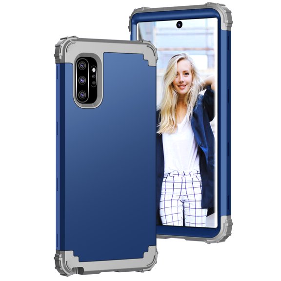 For Samsung Galaxy Note 10 Pro Case, Dual Layer Slim Heavy Duty Hybrid Rugged Shockproof Anti-Scratch Protective Back Phone Cover