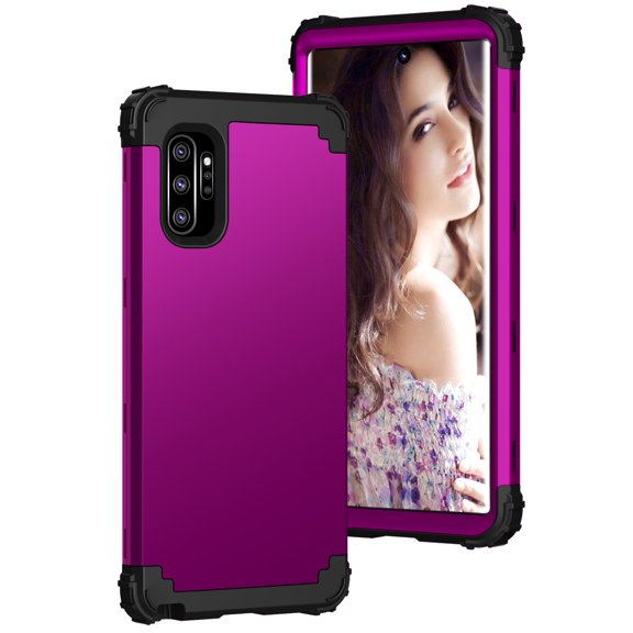For Samsung Galaxy Note 10 Pro Case, Dual Layer Slim Heavy Duty Hybrid Rugged Shockproof Anti-Scratch Protective Back Phone Cover