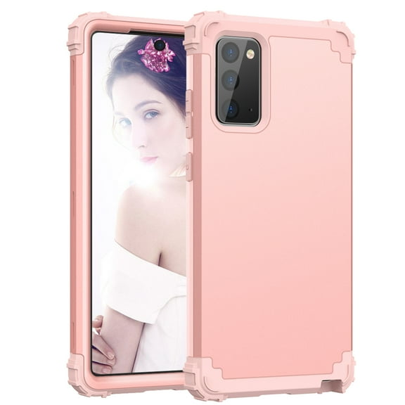 For Samsung Galaxy Note 20 Case 2020, Dual Layer Slim Heavy Duty Hybrid Rugged Shockproof Anti-Scratch Protective Back Phone Cover