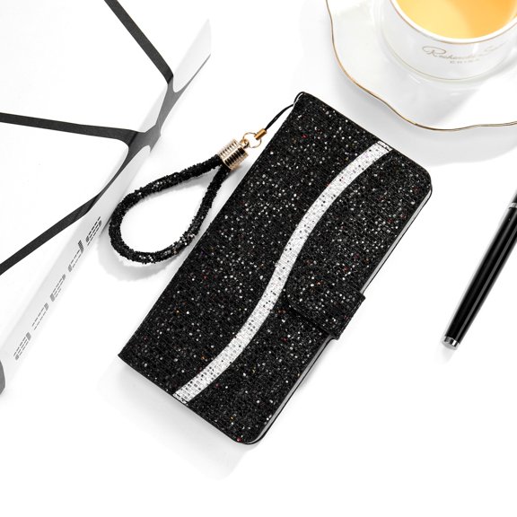 For Samsung Galaxy Note 20 Ultra Glitter Powder Horizontal Flip Leather Case with Card Slots & & For Samsung Galaxy Note 20 Ultra