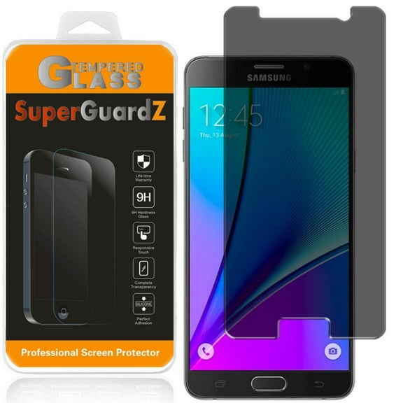 For Samsung Galaxy Note 5 - SuperGuardZ Privacy Anti-Spy Tempered Glass Screen Protector [Anti-Scratch, Anti-Bubble] + 4-in-1 LED Stylus Pen