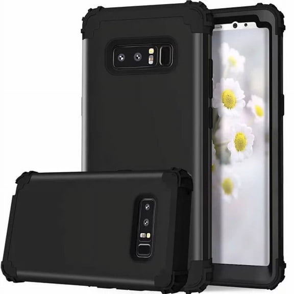 For Samsung Galaxy Note 8 Case, Dual Layer Slim Heavy Duty Hybrid Rugged Shockproof Anti-Scratch Protective Back Phone Cover