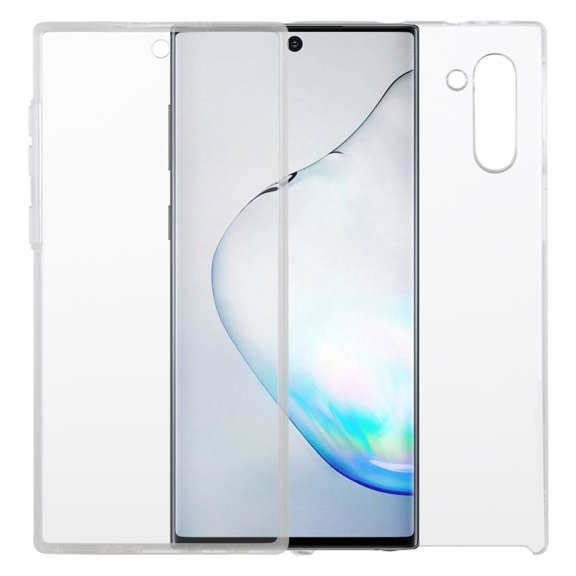 For Samsung Galaxy Note10 PC+TPU Ultra-Thin Double-Sided All-Inclusive Transparent Mobile Phone