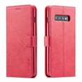 thumbnail image 1 of For Samsung Galaxy S10 (6.1 inch),Dteck Durable Leather Folio Flip Card Slot Wallet Protective Case Cover Shell ,rose, 1 of 1