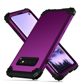For Samsung Galaxy S10 Case, Dual Layer Slim Heavy Duty Hybrid Rugged Shockproof Anti-Scratch Protective Back Phone Cover