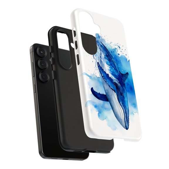 For Samsung Galaxy S10, Dual-Layer, Humpback Whale3 Print, USA