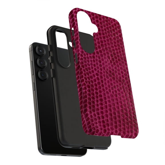 For Samsung Galaxy S10 Plus, Dual-Layer, Reptile Skin 1 Print, USA