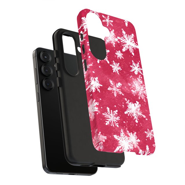 For Samsung Galaxy S10 Plus, Dual-Layers Rugged Case, Xmas Snowflake 1 Print, USA - Walmart.com