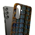 thumbnail image 1 of For Samsung Galaxy S10 Plus, Hard Shell, Blue Crocodile Print, USA, 1 of 8