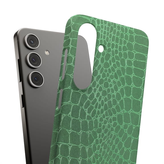 For Samsung Galaxy S10 Plus, Hard Shell, Reptile Skin 2 Print, USA