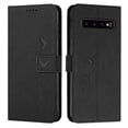 thumbnail image 1 of For Samsung Galaxy S10 Plus Phone Case Leather Wallet Case with Card Holder Phone Cover For Samsung Galaxy S10 Plus, 1 of 9