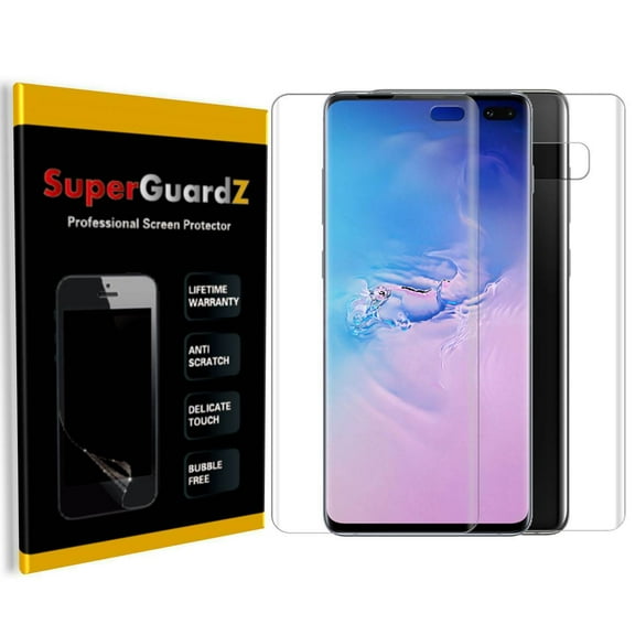 For Samsung Galaxy S10+ Plus - SuperGuardZ FULL BODY Screen Protector, Full Screen Coverage, HD Clear, Anti-Scratch, Anti-Bubble, Anti-Fingerprint