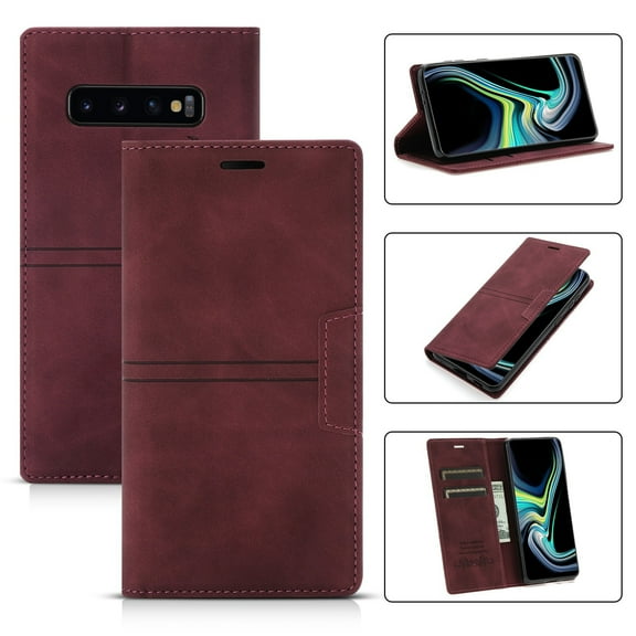 For Samsung Galaxy S10e Dream Magnetic Suction Business Horizontal Flip PU Leather Case with & &