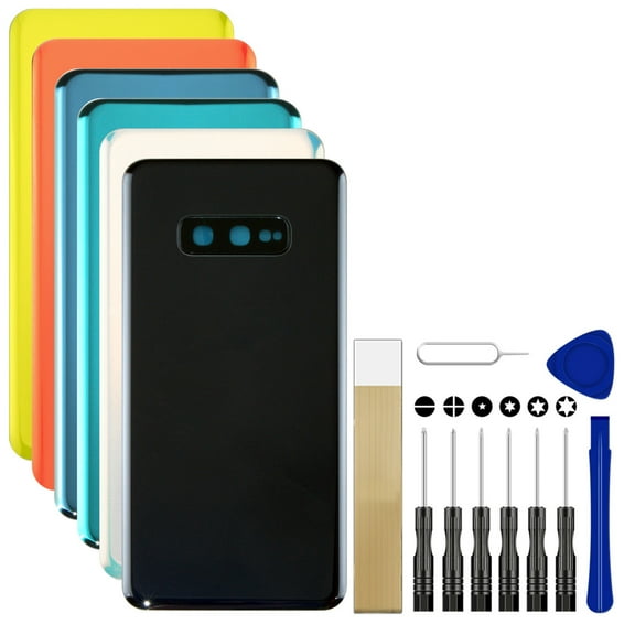 For Samsung Galaxy S10e SM-G970U1 Replacement Back Battery Cover Rear Housing Door Tool Black