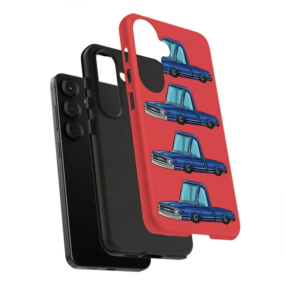 For Samsung Galaxy S20, Dual-Layer, Pickup Truck Print, USA
