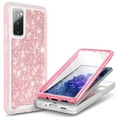 thumbnail image 1 of For Samsung Galaxy S20 FE 5G Case, with Built-in Screen Protector, Nagebee Full-Body Protective Rugged Bumper Cover, Shockproof Durable Case (Pink Glitter), 1 of 5
