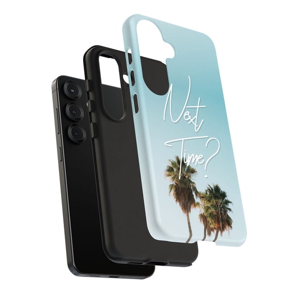For Samsung Galaxy S20 FE, Dual-Layer, Palm Trees 1 Print, USA