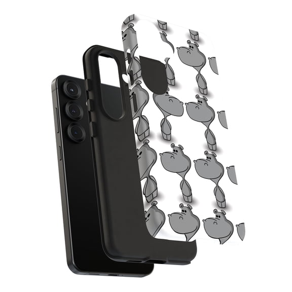 For Samsung Galaxy S20 FE, Dual-Layer, Hippo One Print, USA