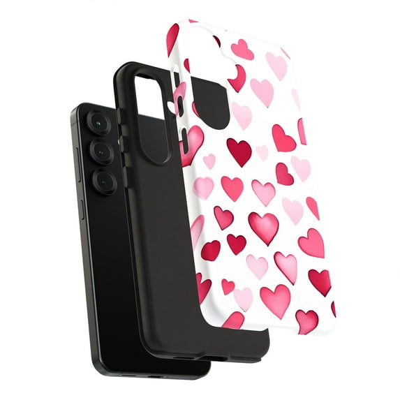 For Samsung Galaxy S20 FE, Dual-Layer, Pink Valentine Print, USA