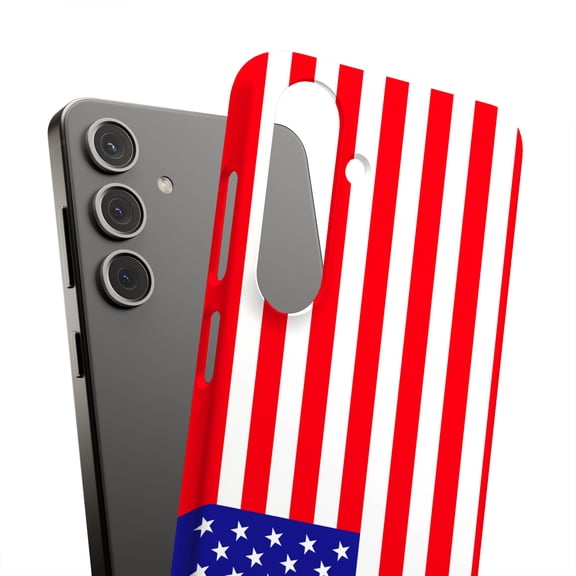 For Samsung Galaxy S20 FE, Hard Shell, Flag America Print, USA
