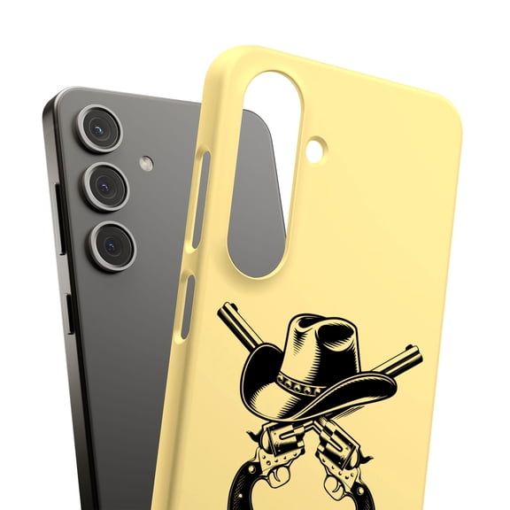 For Samsung Galaxy S20, Hard Shell, Cowboy Hat Guns Print, USA
