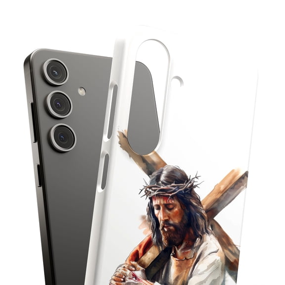 For Samsung Galaxy S20, Hard Shell, Jesus Cross 2 Print, USA