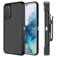 thumbnail image 1 of For Samsung Galaxy S20 Heavy Duty Shockproof Armor Protective Hybrid Case Cover With Clip Black/Black, 1 of 3