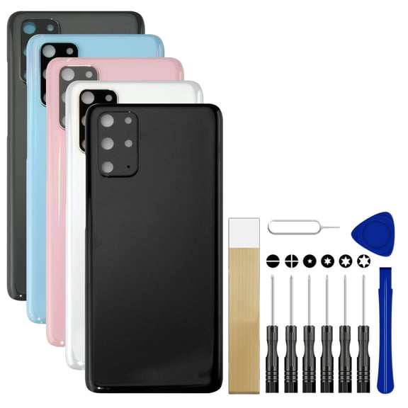 For Samsung Galaxy S20+ Plus 5G SM-G986U Replacement Back Battery Cover Rear Housing Door Tool Black