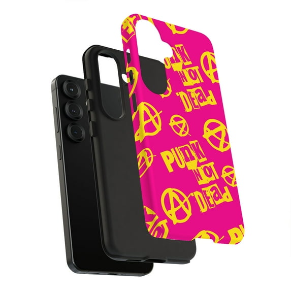 For Samsung Galaxy S20 Plus, Dual-Layer, Punk Not Dead 2 Print, USA