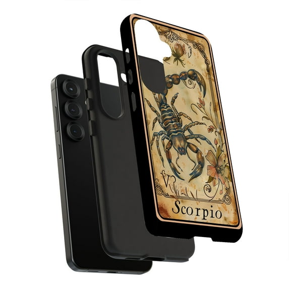 For Samsung Galaxy S20 Plus, Dual-Layer, Zodiac Scorpio Print, USA