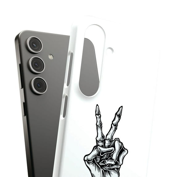 For Samsung Galaxy S20 Plus, Hard Shell, Peace Skeleton Print, USA