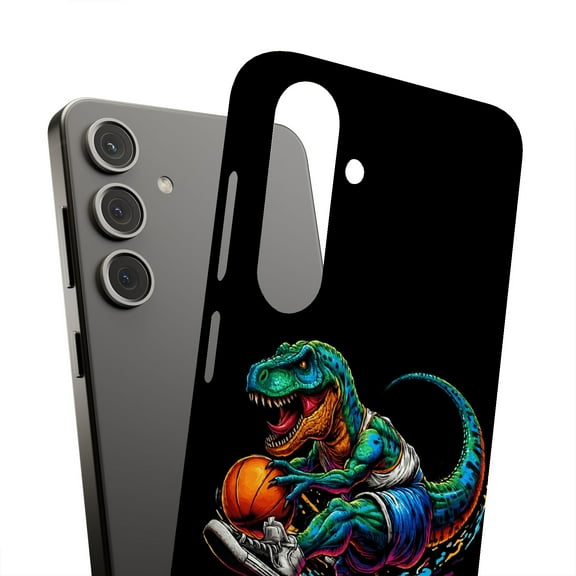 For Samsung Galaxy S20 Ultra, Hard Shell, Dino Basketball Print, USA