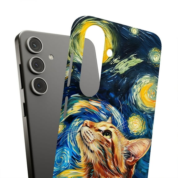 For Samsung Galaxy S20 Ultra, Hard Shell, Cat Night 3 Print, USA