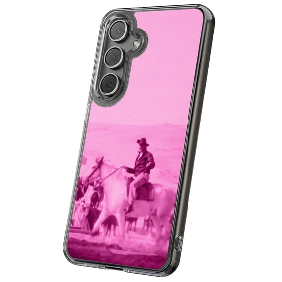 For Samsung Galaxy S20 Ultra, Hybrid Clear, Vintage Cowboy Print, USA