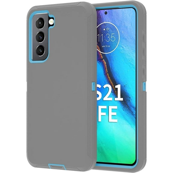 For Samsung Galaxy S21 FE 5G Case Heavy Duty Shockproof Heavy Duty Rugged Protective Cover