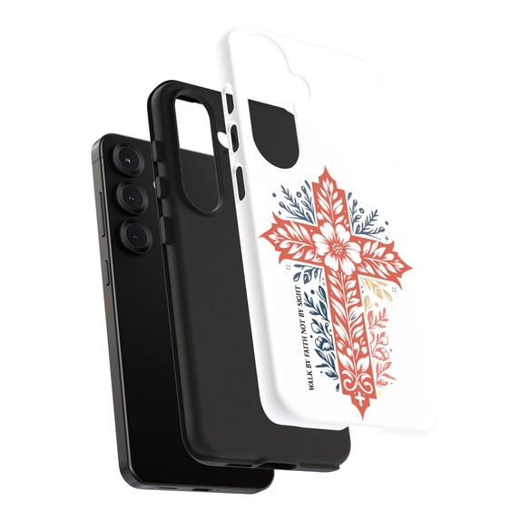 For Samsung Galaxy S21 FE, Dual-Layer, Jesus by Faith Print, USA
