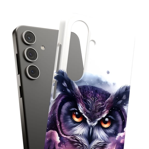 For Samsung Galaxy S21 FE, Hard Shell, Mysterious Owl Print, USA