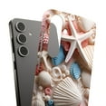 thumbnail image 1 of For Samsung Galaxy S21 FE, Hard Shell, Pink Seashells Print, USA, 1 of 8