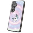 thumbnail image 1 of For Samsung Galaxy S21 FE, Hybrid Clear, Swirl Unicorn Print, USA, 1 of 8