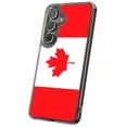 thumbnail image 1 of For Samsung Galaxy S21 FE, Hybrid Clear, Flag Canada Print, USA, 1 of 8