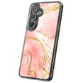 thumbnail image 1 of For Samsung Galaxy S21 FE, Hybrid Clear, Opal Marble 5 Print, USA, 1 of 8