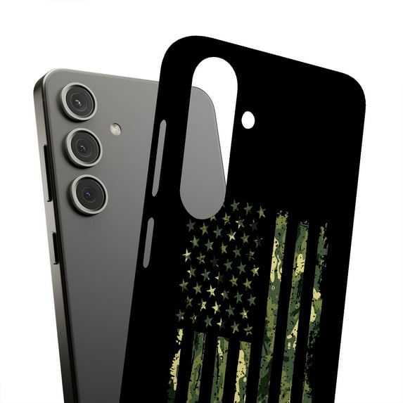 For Samsung Galaxy S21, Hard Shell, USA Flag Camo Print, USA
