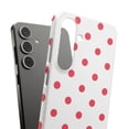 thumbnail image 1 of For Samsung Galaxy S21, Hard Shell, Dots White Print, USA, 1 of 8