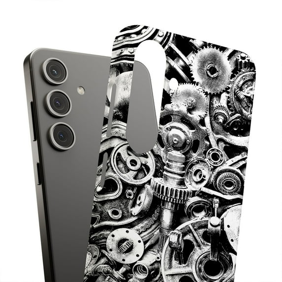 For Samsung Galaxy S21, Hard Shell, Racing Engine 3 Print, USA