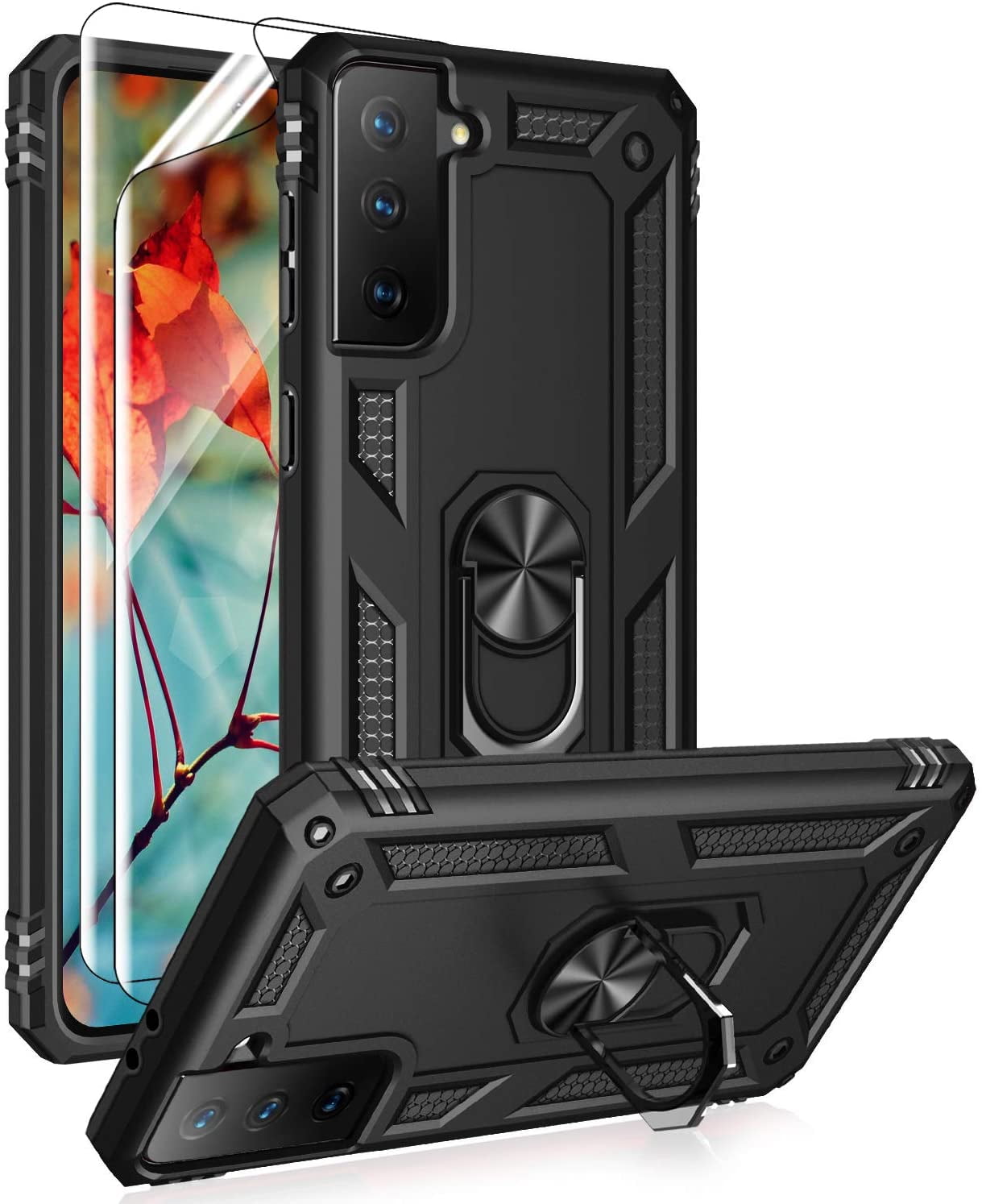 For Samsung Galaxy S21 Plus 5G Case, S21+ (NOT Fit S21) Case with HD ...