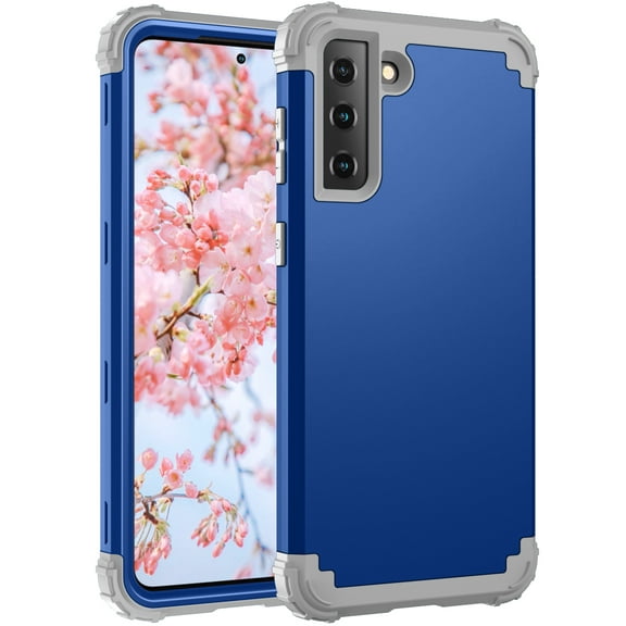 For Samsung Galaxy S21 Plus Case, Dual Layer Slim Heavy Duty Hybrid Rugged Shockproof Anti-Scratch Protective Back Phone Cover