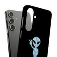 thumbnail image 1 of For Samsung Galaxy S21 Plus, Hard Shell, Alien Peace Print, USA, 1 of 8