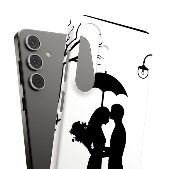 For Samsung Galaxy S21 Plus, Hard Shell, Loving Couple Print, USA