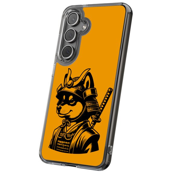 For Samsung Galaxy S21 Plus, Hybrid Clear, Akita Samurai Print, USA